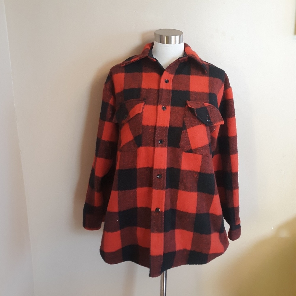 Red and black top
